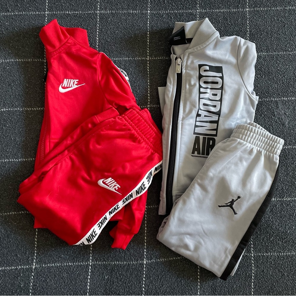 Nike & Jordan | Two toddler track suits